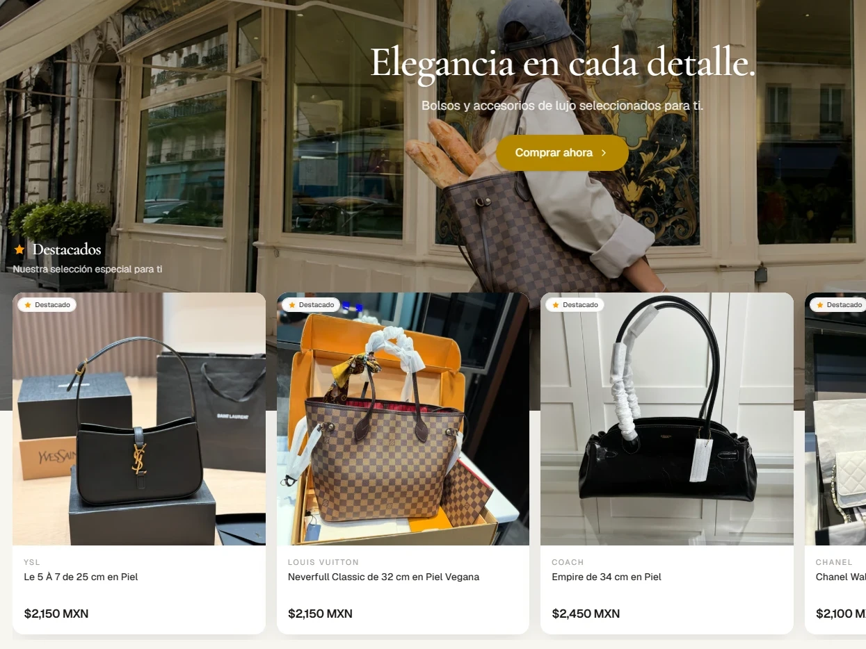 Captura del sistema: Catálogo digital e inventario en tiempo real